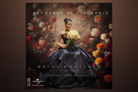 A soprano Neivi Martinez apresenta seu novo álbum, “Art Songs Of The World”, com interpretações de clássicos atemporais de Mozart, Bethoven e outros